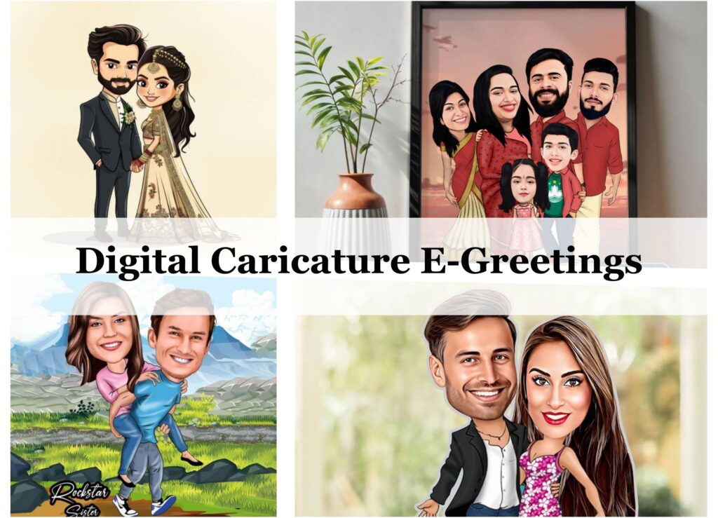 Digital Caricature E-Greetings